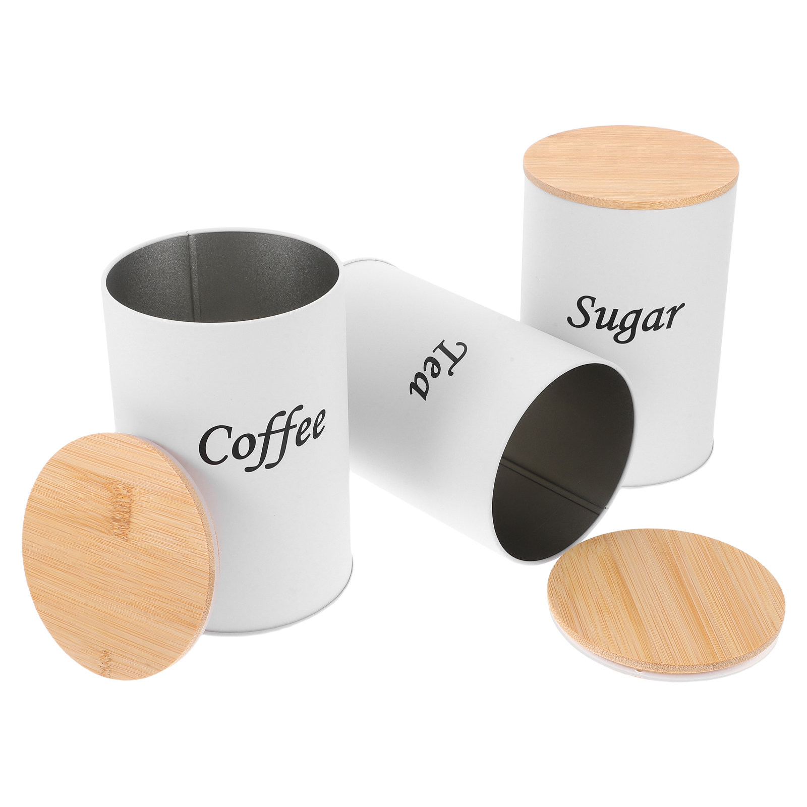 Coffee Tea And Bean - 3 Buah Wadah Bulat Kedap Udara