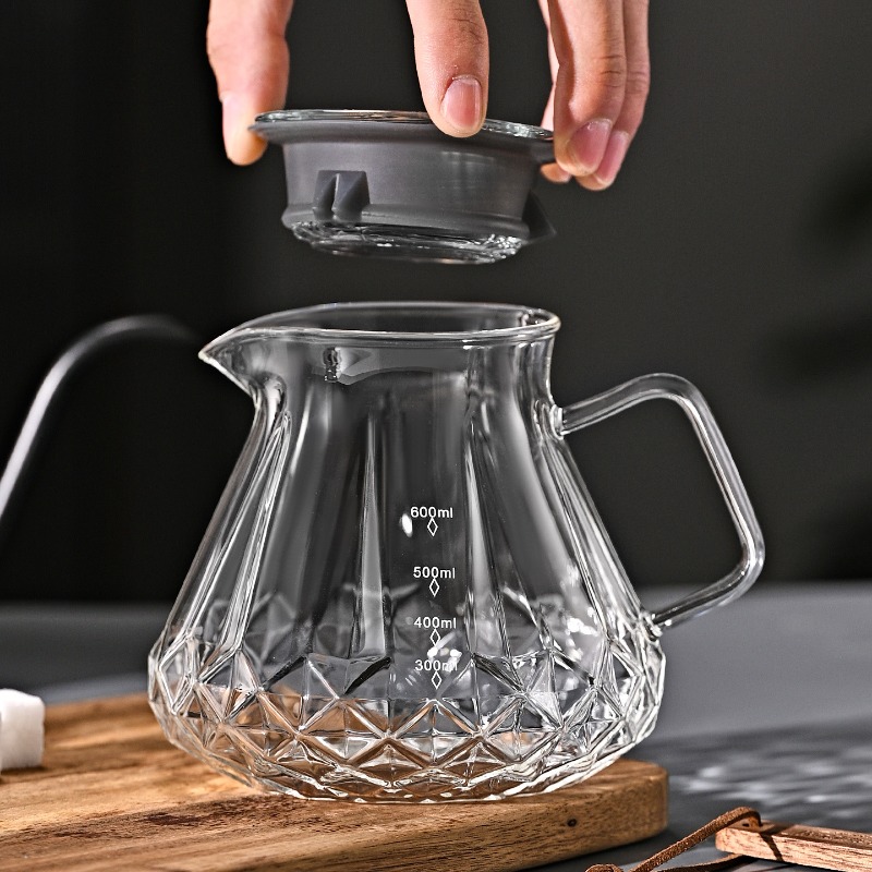 Coffee Tea Decanter - Pembuat Kopi Pour Over, Server Pot
