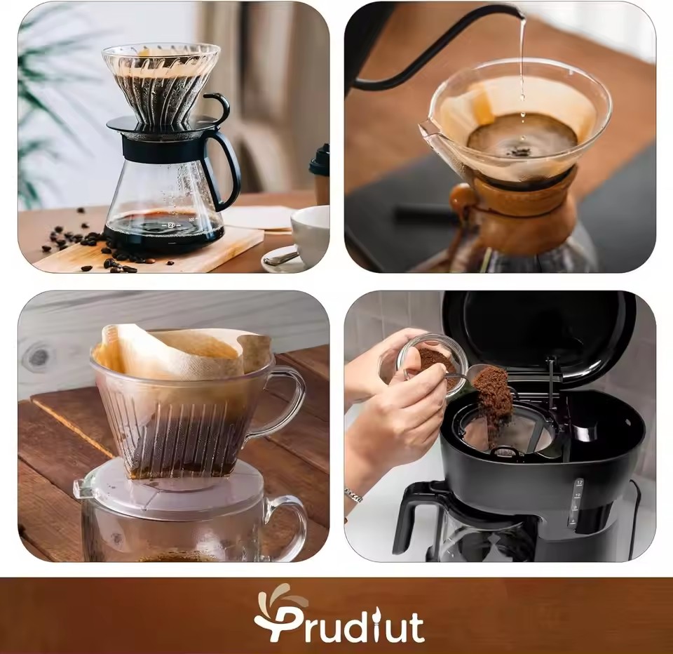 Coffee Tea Infuser - 50pcs/set Filter Kopi Kertas Pulp Kayu,