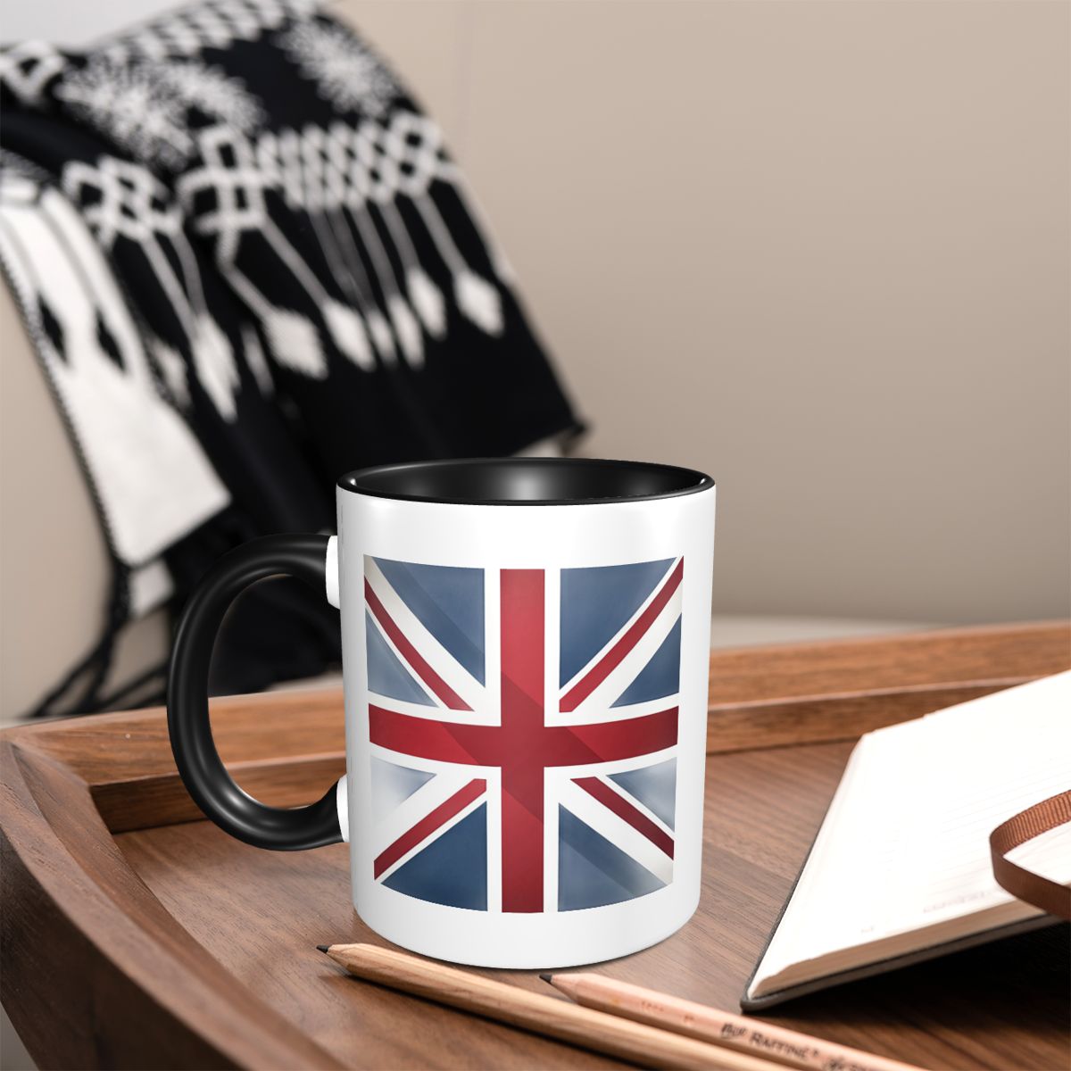 Coffee Tea Uk - Mug Desain Streetwear Bendera Inggris London
