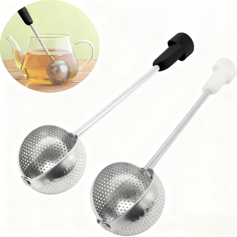 Coffee Tea Infuser - Saringan Teh Bola Putar dari Baja