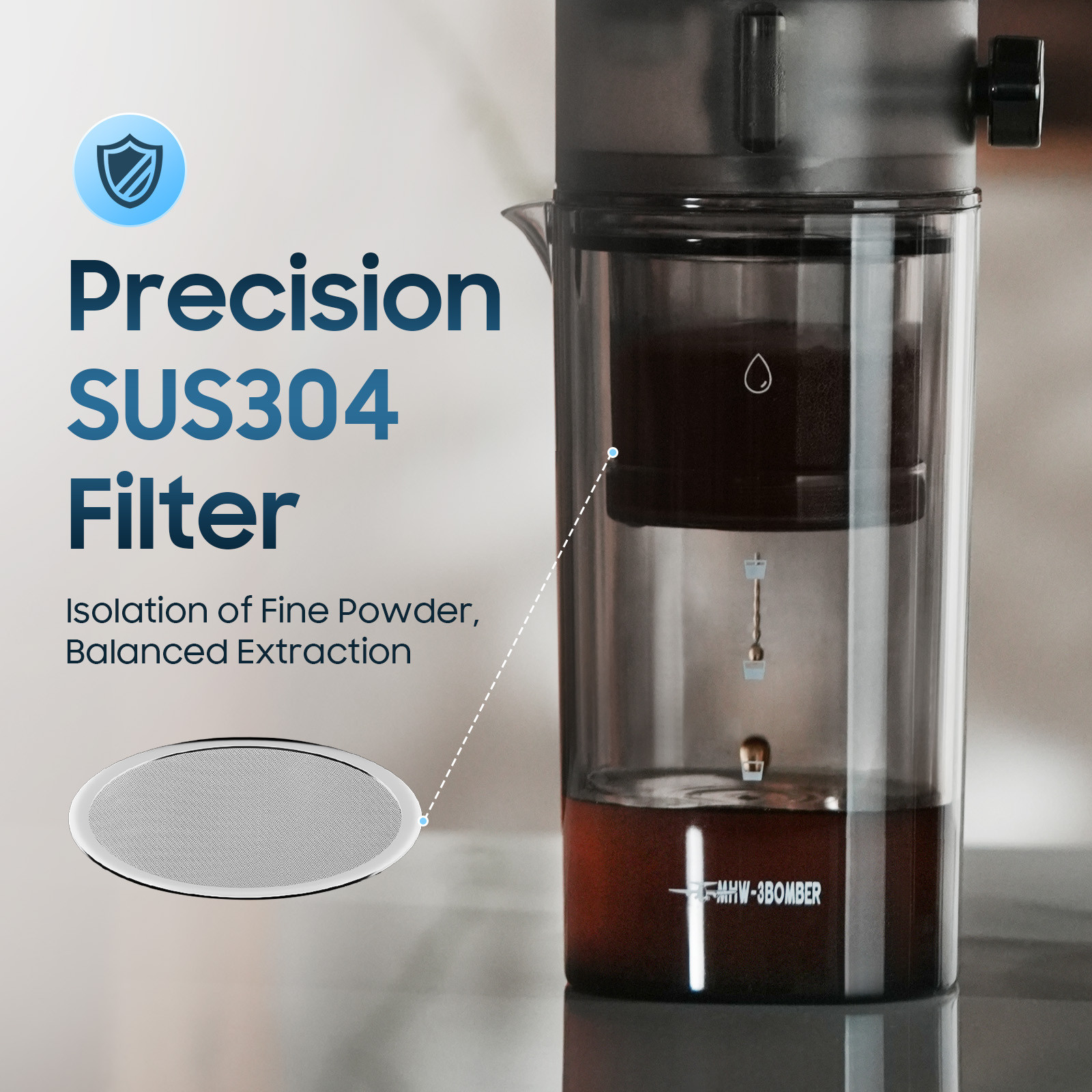 MHW-3BOMBER Pembuat Kopi Dingi - Cold Brew Jar ulasan dan harga
