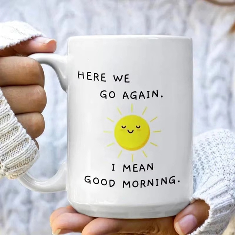 Cangkir Kopi Lucu Sarkastik Ca - Coffee Tea Good Morning ulasan dan harga
