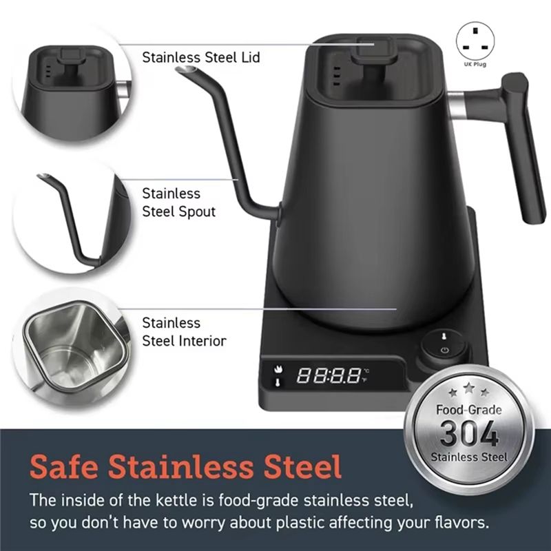 Ketel Listrik Gooseneck Dengan - Coffee Tea Uk ulasan dan harga