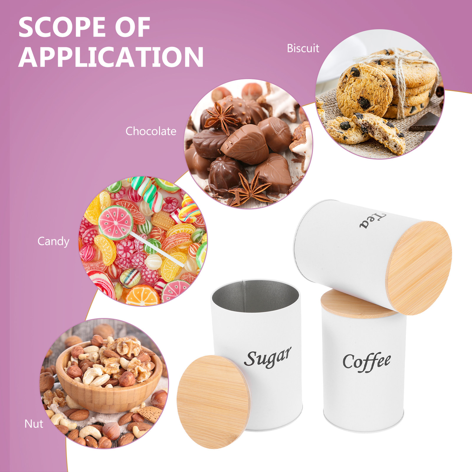 3 Buah Wadah Bulat Kedap Udara - Coffee Tea And Bean ulasan dan harga