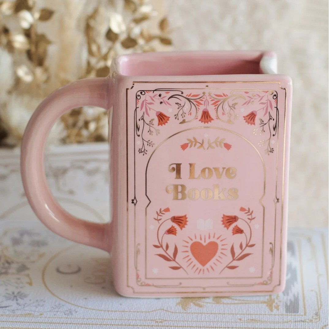 Mug Keramik Berbentuk Buku Den - Coffee Tea For Me ulasan dan harga