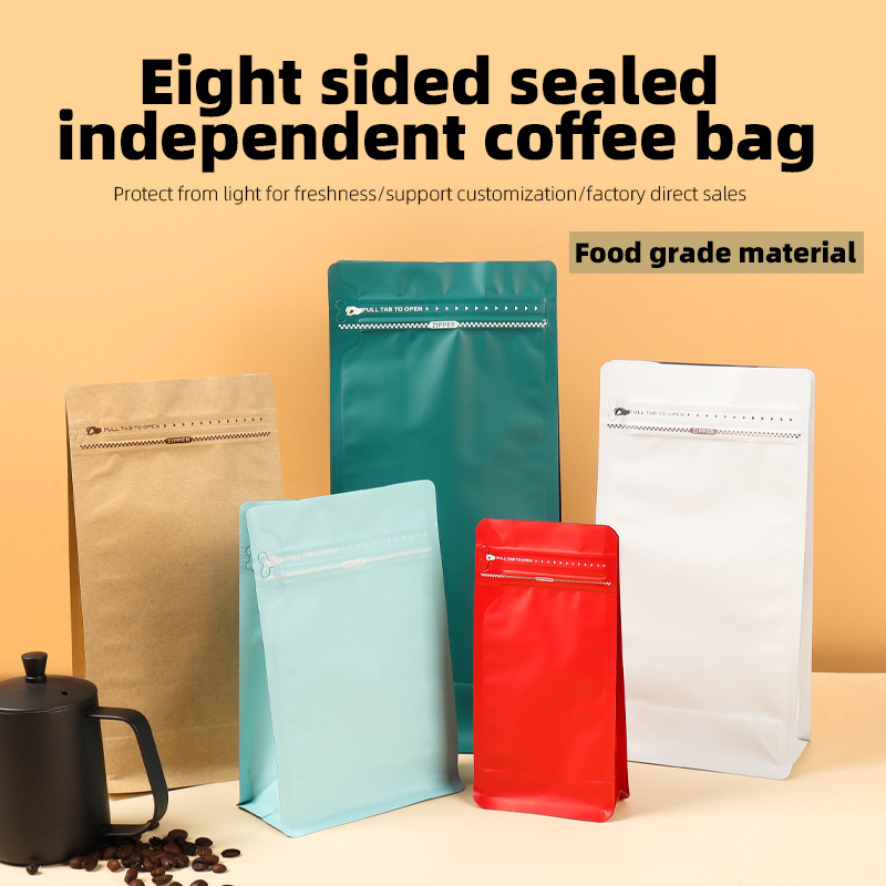 Kantong Aluminium Foil Berdiri - Coffee Tea And Bean ulasan dan harga