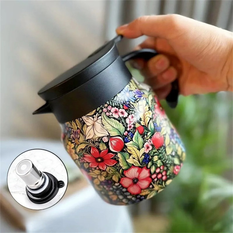 Teko Kopi 800Ml dengan Infuser - Coffee Tea Infuser ulasan dan harga