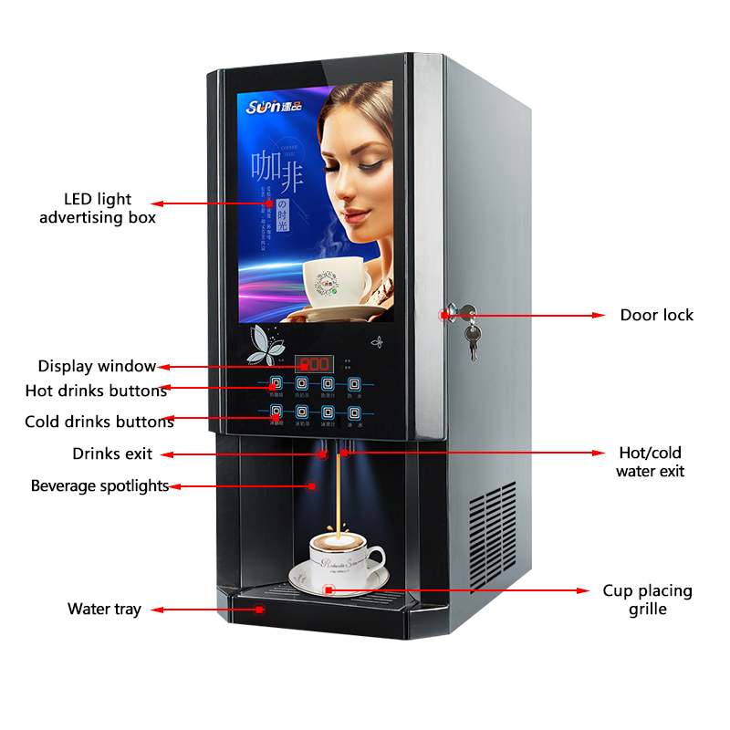 Mesin Kopi Instan 30SCW-8 Hot  - Coffee Tea Machine ulasan dan harga