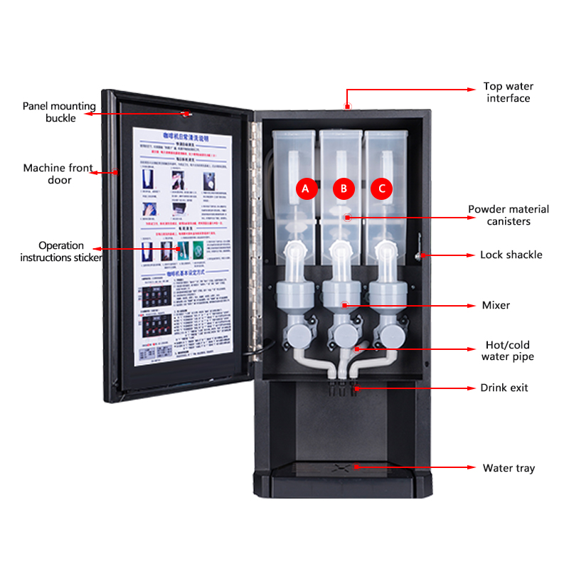 Mesin Kopi Instan 30SCW-8 Hot  - Coffee Tea Machine ulasan dan harga