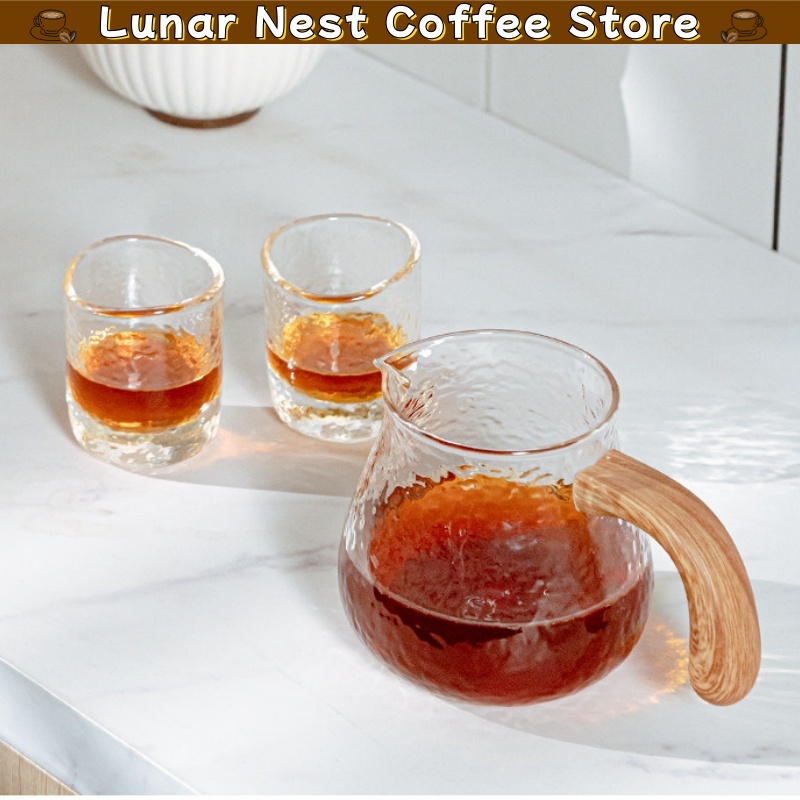 Server Kopi Kaca Tempa Jepang  - Coffee Tea Decanter ulasan dan harga