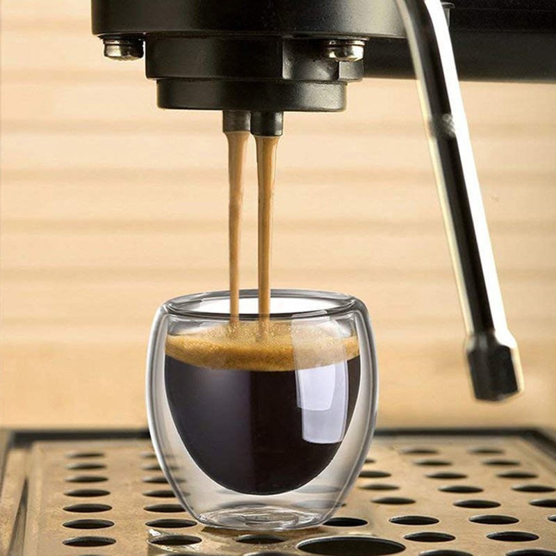 Cangkir kopi kaca berdinding g - Coffee Tea For Me ulasan dan harga