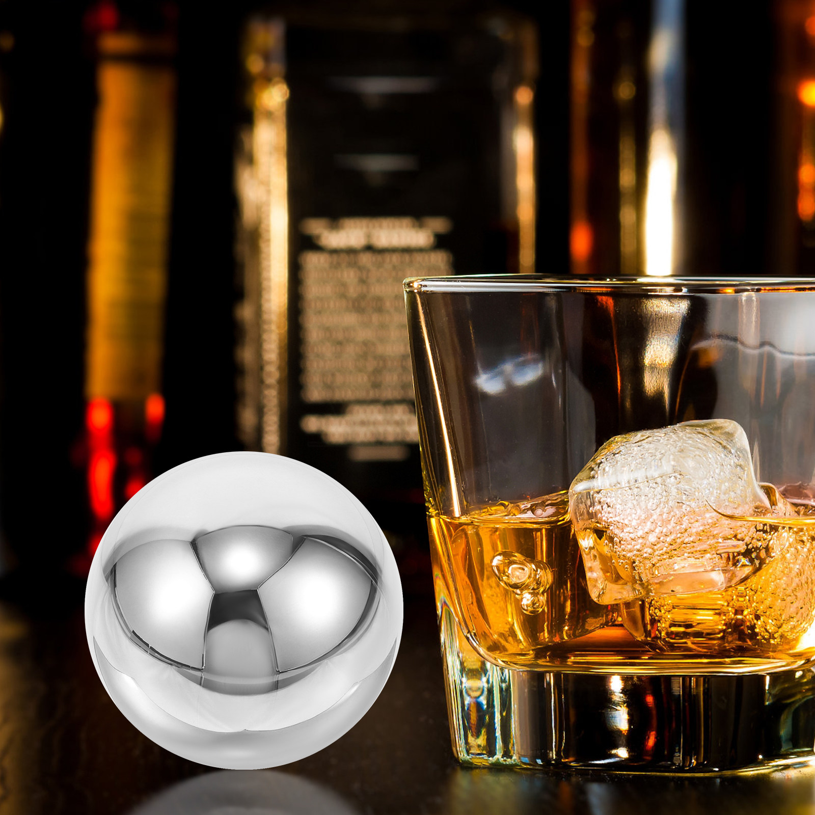 1Set Bola Pendingin Stainless  - Coffee Tea Drink ulasan dan harga
