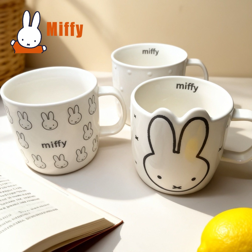 Mug Keramik Miffy Kawaii Cangk - Coffee Tea Good Morning ulasan dan harga