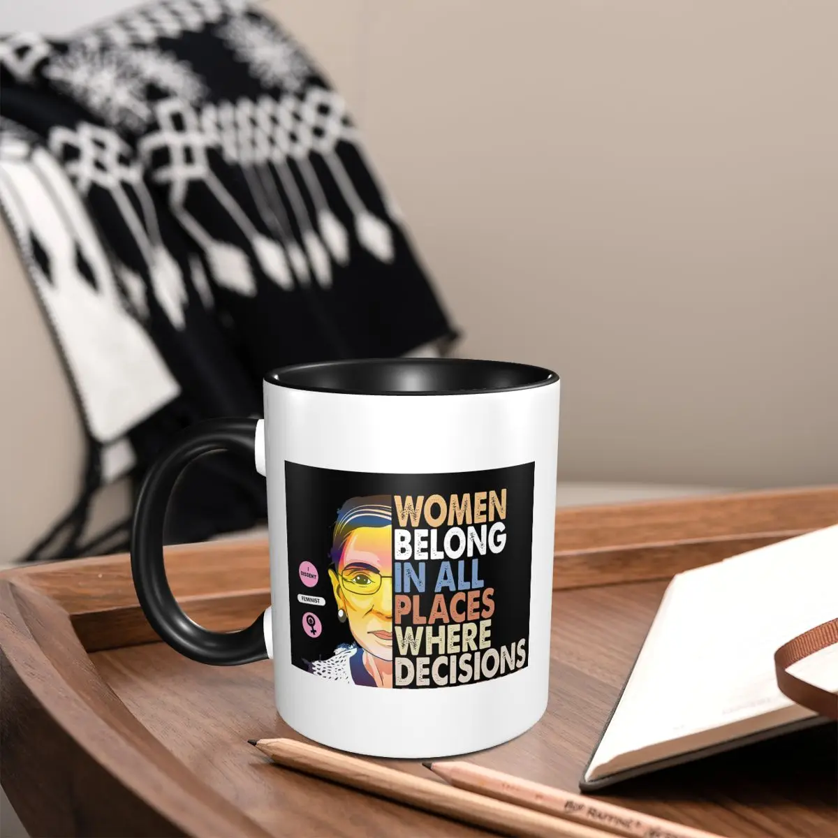 RBG Ruth Bader Ginsburg Wanita - Coffee Tea Place ulasan dan harga