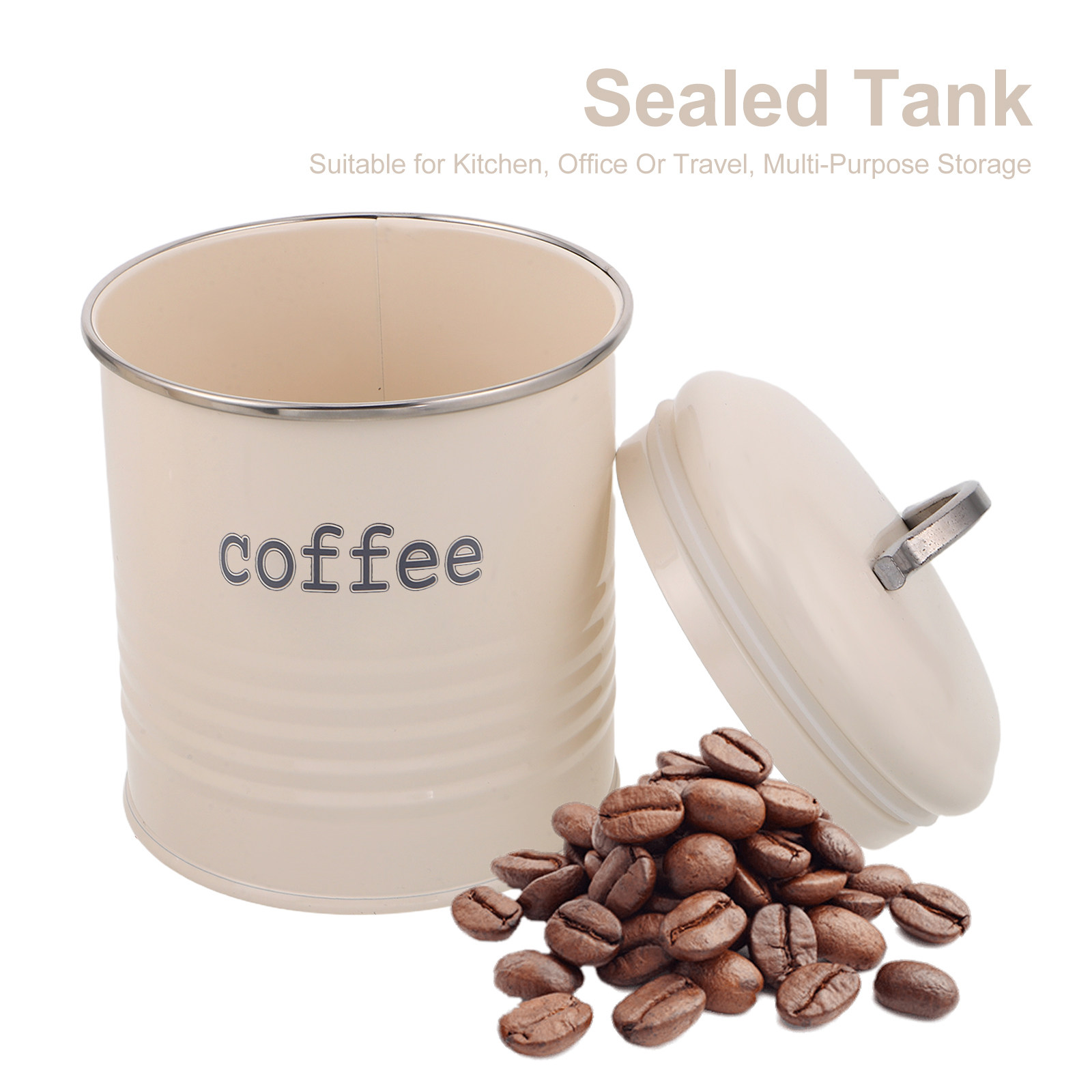 3Pcs Set Wadah Kopi Kedap Udar - Coffee Tea And Bean ulasan dan harga