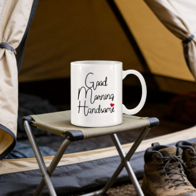 Mug Keramik Unik Good Morning  - Coffee Tea Good Morning ulasan dan harga